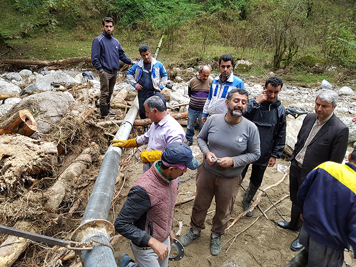 آب آشامیدنی تمامی روستاهای سیلزده مازندران وصل شد