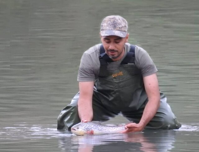 گزارشی از صدور نخستین مجوز صید ورزشی در مازندران؛ قزل‌آلا، شکار ورزشکاران