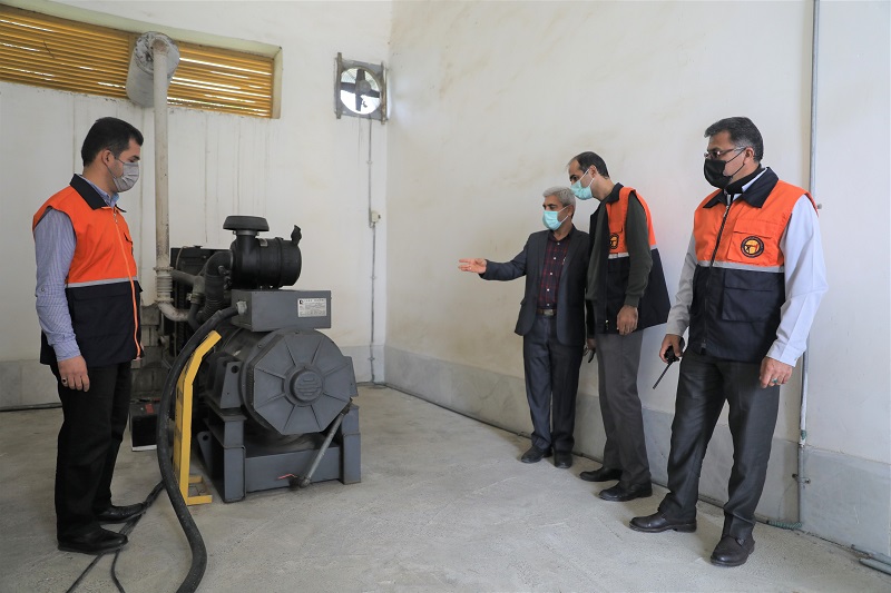 برگزاری رزمایش کنترل مولدهای برق اضطراری در بندرامیرآباد
