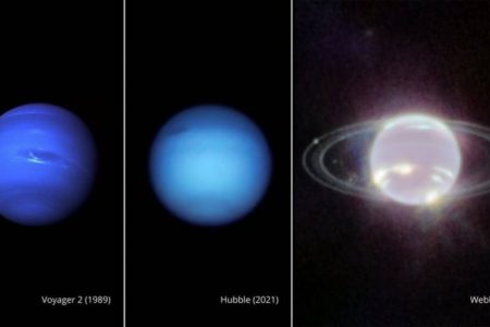 نخستین تصاویر تلسکوپ فضایی جیمز وب از سیاره نپتون منتشر شد
