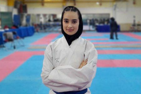 ستاره زارعی دختر محمودآبادی عضو تیم ملی کاراته شد