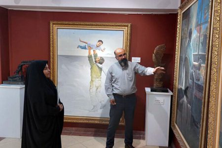 4 هنرمند مازندرانی در جمع برگزیدگان دومین نمایشگاه هنرهای تجسمی منطقه‌ای ایثار