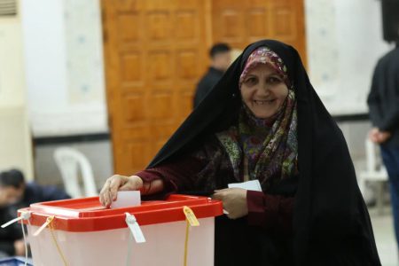 تصویری/حضور پرشور مردم ساری در پای صندوق‌های رای