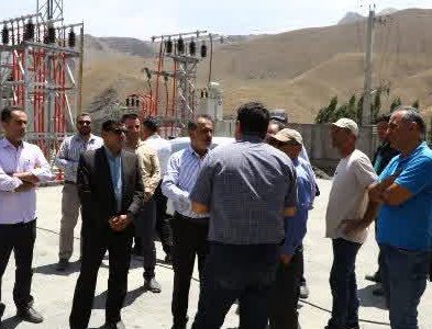 بازدید مدیرعامل شرکت توزیع برق منطقه ای مازندران از مراحل پایانی پروژه ایستگاه برق بلده