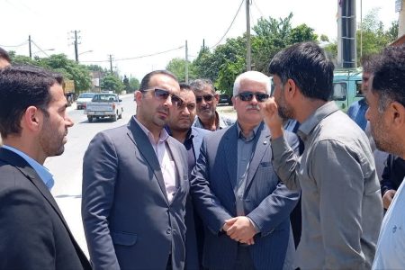 بازدید میدانی فرماندار میاندورود از روستاهای این شهرستان