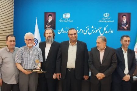 تجلیل سرپرست جدید فنی و حرفه ای استان از نخبگان مهارتی مازندران