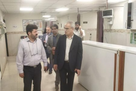 بازدید رئیس دانشگاه علوم پزشکی مازندران از بیمارستان شهدای زیراب