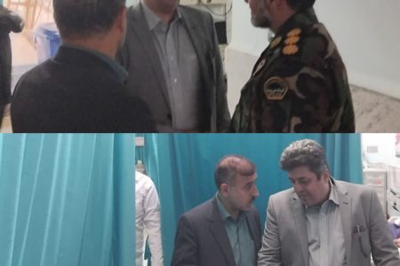 حضور فرمانده یگان حفاظت منابع طبیعی کشور بر بالین جنگلبان آملی  