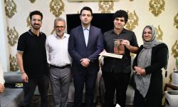 دیدار مدیرکل فرهنگ مازندران با نویسنده جوان بابلسری