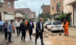 حضور میدانی ستاد مدیریت بحران شهرداری نکا در پی بارندگی شدید