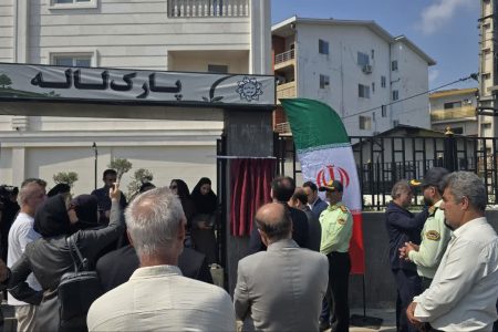 رونمایی از پروژه توسعه فضای سبز شهری؛ بهره‌برداری از پارک لاله نوشهر در نخستین روز هفته دولت